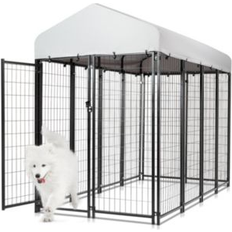 Pets SlickBlue Heavy-Duty Welded Wire Steel Dog Playpen Fence 47