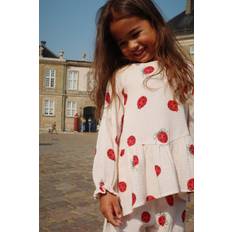 24-36M Blusar & Tunikor Konges Sløjd Ladybug Bow Coco Blouse - Gots