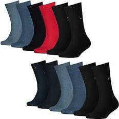 Tommy Hilfiger Ropa interior Tommy Hilfiger Kids Socks 6 Pack - Solid Blue/Black