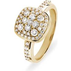 Diamanten - Gold Ringe Christ Ring 750er Weißgold - Gelbgold