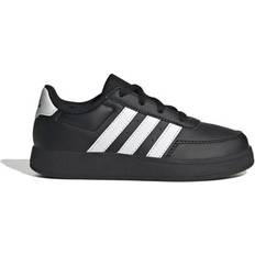 Synthetic Trainers adidas Kid's Breaknet Lifestyle Court Lace - Core Black/Cloud White/Cloud White