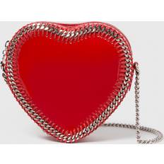 Brass Crossbody Bags Stella McCartney Falabella Heart Crossbody Bag - Lipstick Red