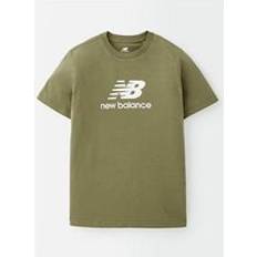 New Balance Jersey Stacked Logo Tee - Khaki