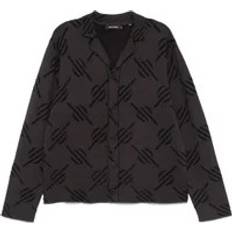 Daily Paper Strik Cardigan - Sort/Bomuld/Mørkegrå