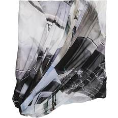 Sequins Skirts Helmut Lang Silk Bubble Skirt - Silver Carprint