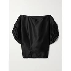 Black - Women Blouses Khaite Niles Top - Black