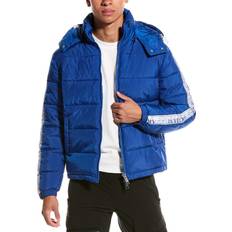 Armani Exchange Coats Armani Exchange Logo Tape Puffer Coat - Armani Exchange