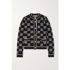 Kariert Cardigans Gucci Jacquard Wool Bouclé Cardigan - Multicoloured