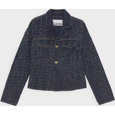 Ganni Nainen Blazerit Ganni Blazer Fluffy 38 - Denim