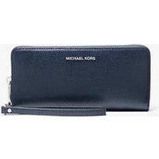 Plånböcker & Nyckelhållare Michael Kors Pebbled Leather Continental Wallet - Blue