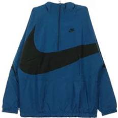 Nike Light Windbreaker Half-Zip Jacket - Blue/Black