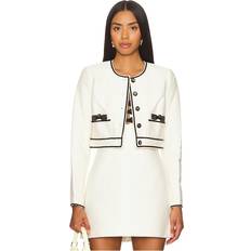 LoveShackFancy Talika Jacket - Cream