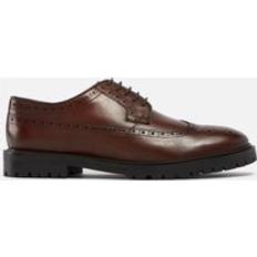 Herr Oxford Walk London James Bruna Läder Brogueskor - Brun