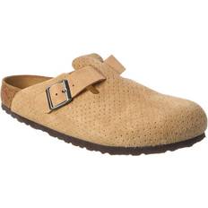 Birkenstock Beige Clogs Birkenstock Boston BS Suede Clog - Beige