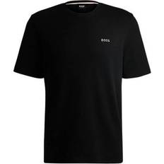 HUGO BOSS Cotton-Blend Pyjama T-Shirt - Embroidered Logo