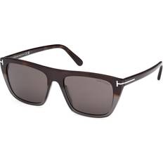 Tom Ford Vuxen Solglasögon Tom Ford Aslan 55A Solbriller - Faded Dark Tortoise Grey