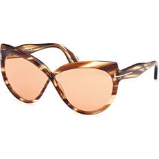 Tom Ford Adult Sunglasses Tom Ford Beatrice Sunglasses 53E - Havana