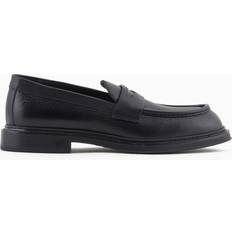 Low Shoes Emporio Armani Pebbled Leather Loafers