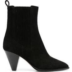 Isabel Marant Suede Pointed-Toe Boots - Black