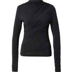 & Other Stories Blusas & Other Stories Long Sleeve Mock Neck Top Black