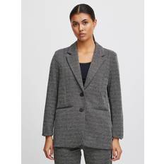 Viscosa Giubbotti Ichi Jackenblazer Damen - Schwarz