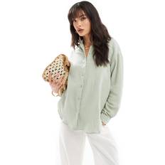 Multifärgade Blusar JDY Long Sleeve Loose Blouse - Sage Green