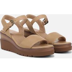 Soul Wedge Sandals - Birch Tan Faux Leather