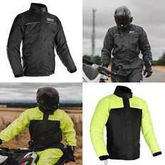 rainseal all weather motorcycle bike over jacket waterproof hi vis