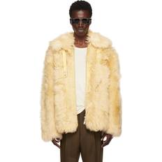 Moose Knuckles Coats Moose Knuckles Efna Short Shearling Coat - Yellow