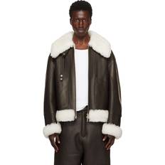 Moose Knuckles Women Jackets Moose Knuckles MTD Pilot Shearling Jacket - Brown/Ivory
