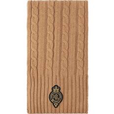 Ralph Lauren Accessoarer Ralph Lauren Cable Crst Ptch Scrf - Beige