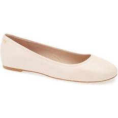 Pink Ballerinas Stuart Weitzman Nadine Leather Flat -
