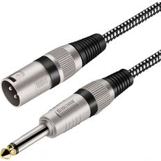 Cables KINXIYU XLR Male to 1/4 Inch TS Cable 10 FT