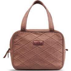 Toiletry Bag With Handle - Mocca Quilt