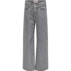 Silver Byxor Kids Only Byxor - Light Grey Denim/Silver