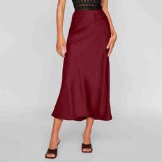 Vila Kjolar Vila Viellette HW Long Skirt - Röd