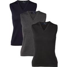 CC55 Slipover V Neck Women's - Black