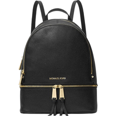 Michael Kors Mochilas Michael Kors Rhea Medium Leather Backpack - Black