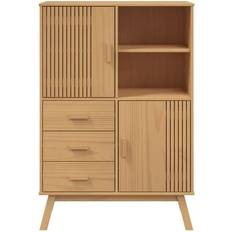 vidaXL Olden Brown Opbevaringsskab 85x125cm
