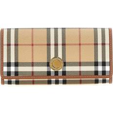 Cotton Wallets & Key Holders Burberry Check Continental Wallet - Archive Beige