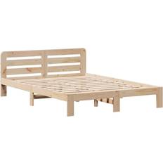 Cama Doble Estructuras de cama vidaXL 855549 144x203.5cm