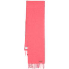 Acne Studios Scarfs Acne Studios Logo Tag Wool Scarf - Pink