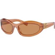 Miu Miu Adult Sunglasses Miu Miu MU 14Zs Sunglasses - Brown