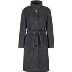 Armani Exchange Women Coats Armani Exchange Belted Wool Coat - Gray