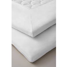 Staycation Kuvertlakan Fancy i Bomullssatin - Vit Underlakan Vit (200x)