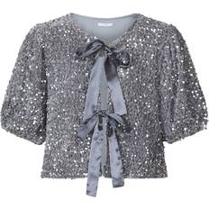 Sisters Point Blusar Sisters Point Nell-Top - Grey/Silver