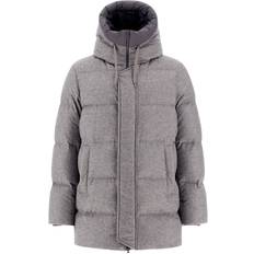 Herr - Silke/Siden Kappor & Rockar Herno Parkas - Gray