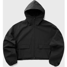 Fear of God Nylon Cropped Hooded Anorak Windbreaker - Black