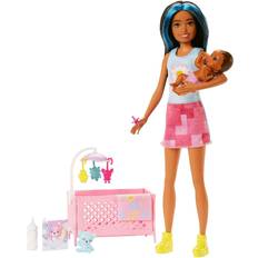 Barbie skipper babysitter Mattel Barbie Skipper Babysitter Pink Baby Crib Playset HJY34