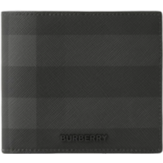 Check Bifold Wallet - Charcoal